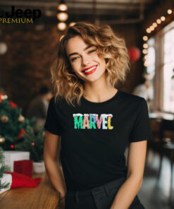 Holiday Marvel Logo Christmas Light shirt