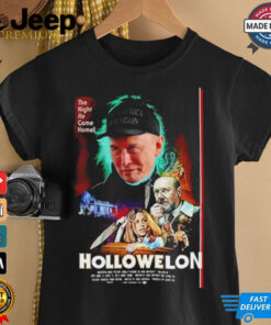 Hollowelon Elon Musk Dark Maga the night he came home shirt