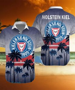 Holstein Kiel Gray Blue Coconut Tree Hawaiian Shirt Impressive Gift