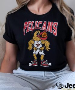 Homage Navy New Orleans Pelicans Team Mascot Tri Blend T Shirt