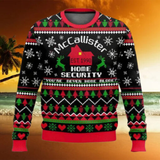 Home Alone McCallister Home Security Christmas Ugly Sweater