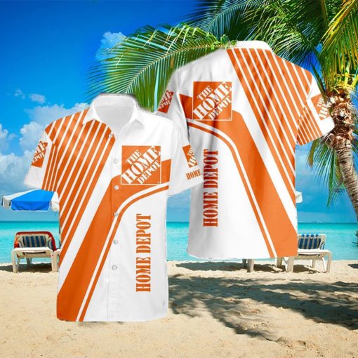 Home Depot Logo Shirt Ideas Gift Hawaiian Shirt Striped Style