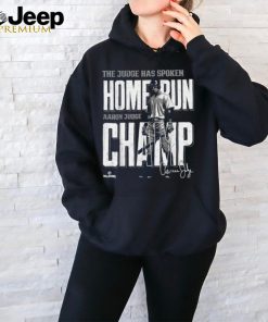 Home Run Champ Aaron Judge New York MLBPA T Shirt