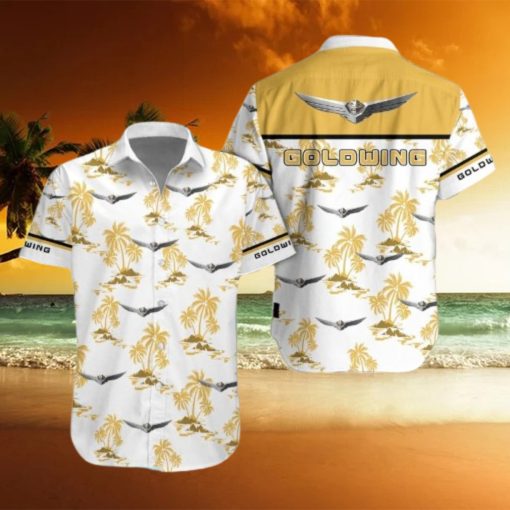 Honda goldwing Car 3D Hawaiian Shirt Tree Summer Holidays For Men Women Fans