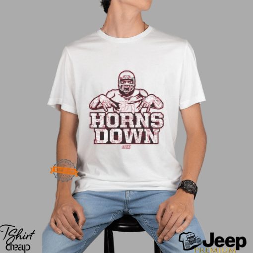 Horns Down (Anti Texas) T Shirt for Arkansas Football Fans