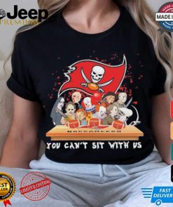 Horror Characters Movie Team You Can’t Sit With Us Tampa Bay Buccaneers Halloween Shirt