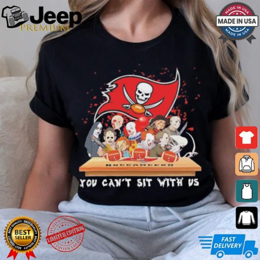 Horror Characters Movie Team You Can’t Sit With Us Tampa Bay Buccaneers Halloween Shirt