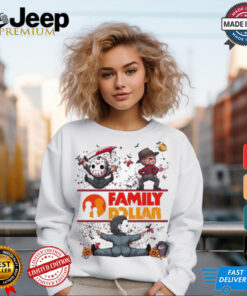 Horror Movie Characters Family Dollar Halloween 2024 shirt