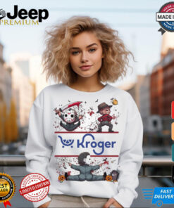 Horror Movie Characters Kroger Halloween 2024 shirt