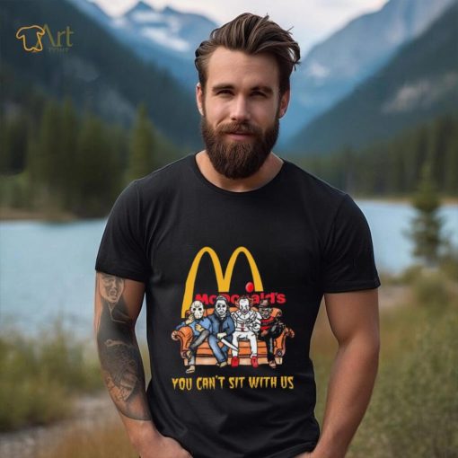 Horror Movie Characters McDonald’s You Can’t Sit With Us Halloween 2024 shirt