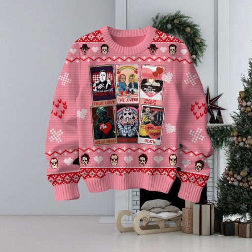 Horror Movies Valentine Sweater