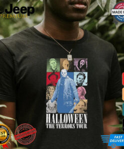 Horror characters Halloween The Terrors Tour shirt