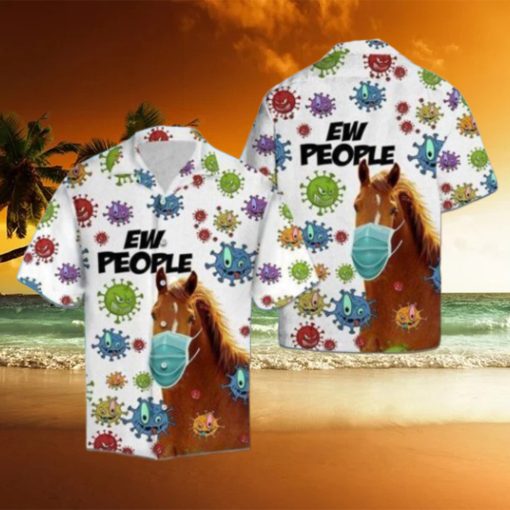 Horse Ew People Hawaiian Shirt