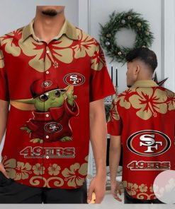 Hot Item San Francisco 49Ers Baby Yoda Hawaiian Shirt