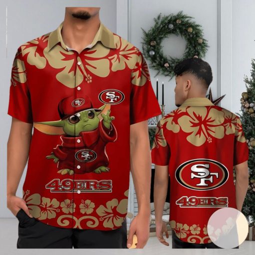 Hot Item San Francisco 49Ers Baby Yoda Hawaiian Shirt