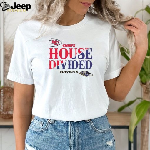 House Divided Kansas City Chiefs vs Baltimore Ravens Shirt