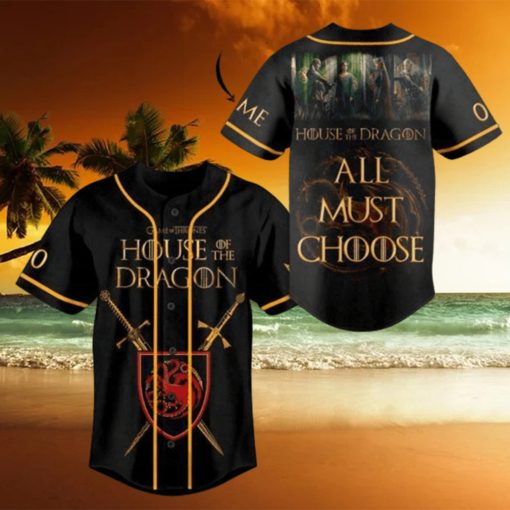 House Of The Dragon All Must Choose Baseball Jersey