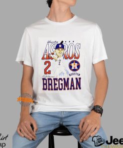 Houston Astros Alex Bregman 2 swing caricature shirt