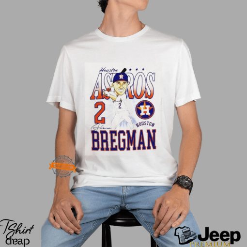 Houston Astros Alex Bregman 2 swing caricature shirt