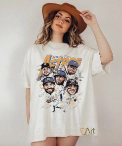Houston Astros Baseball players caricature signature shirt