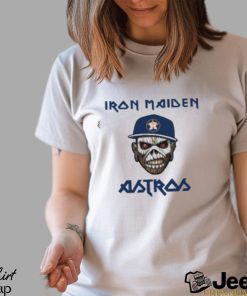 Houston Astros Iron Maiden Rock Band Music T Shirt