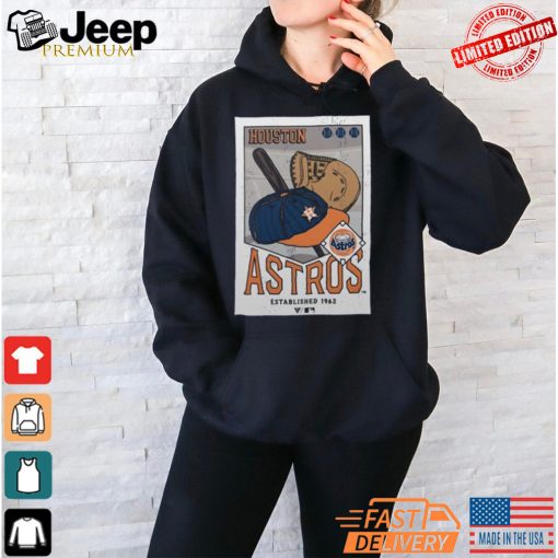 Houston Astros Levelwear Uphill Cooperstown Collection Core Logo Shirt