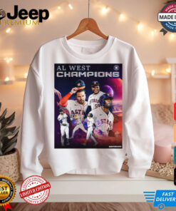 Houston Astros MLB AL American League West Champions Postseason for the 7th Straight Year Poster t shirt