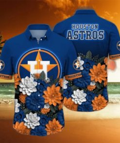 Houston Astros MLB Flower Hawaii Shirt And Tshirt For Fans