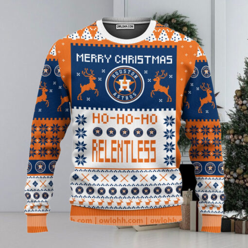 Houston Astros Merry Christmas  Ugly Christmas Sweaters