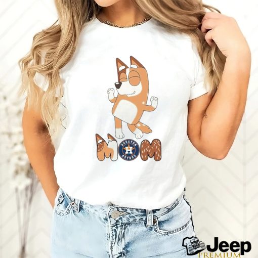 Houston Astros Smiling Dancing Bluey Mom shirt