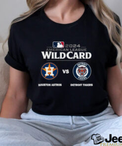 Houston Astros Vs Detroit Tigers 2024 MLB American League Wild Card Shirt