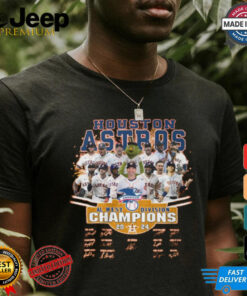 Houston Astros al west divíion Champion 2024 shirt