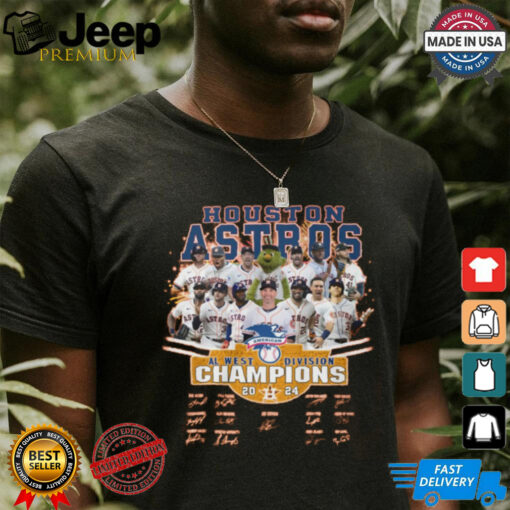 Houston Astros al west divíion Champion 2024 shirt