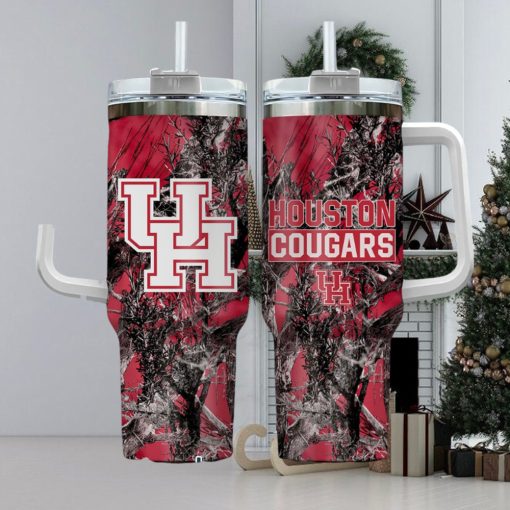 Houston Cougars Realtree Hunting 40oz Tumbler