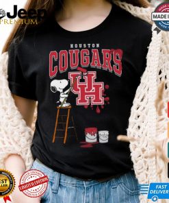 Houston Cougars Snoopy Painting Shirt