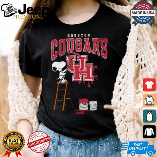 Houston Cougars Snoopy Painting Shirt