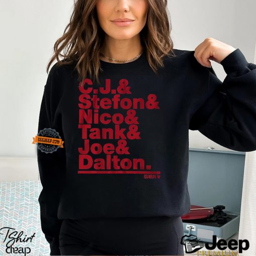 Houston Football Cj & Stefon & Nico & Tank & Joe & Dalton Shirt