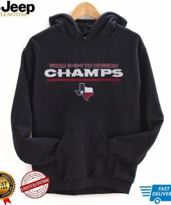 Houston From 3 13 1 To Division Champs T Shirt