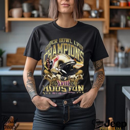 Houston Super Bowl Champions 2024 ‘Gold Rush Vintage’  T Shirt