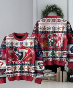 Houston Texans 2024 They Not Like Us Texans Christmas Ugly Sweater