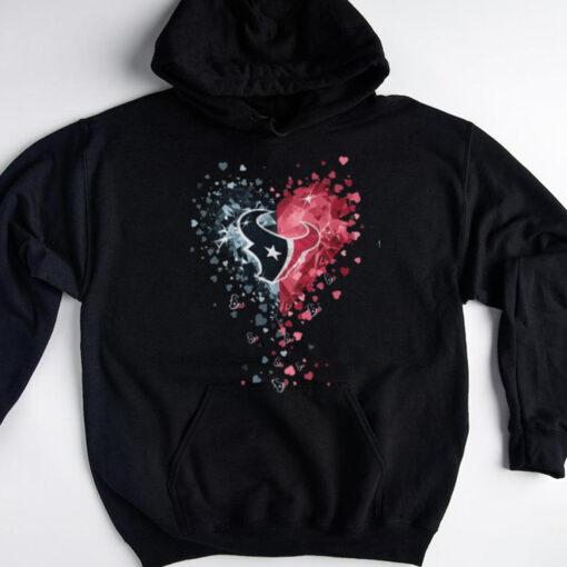 Houston Texans Crystal Heart Shirt