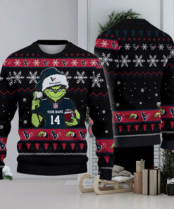 Houston Texans Custom Chrismas Ugly Sweater