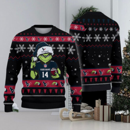 Houston Texans Custom Chrismas Ugly Sweater