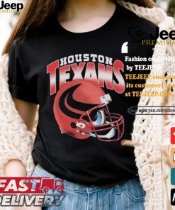 Houston Texans Gradient Helmet T shirt