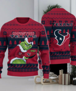 Houston Texans Grinch Ugly Christmas Sweater