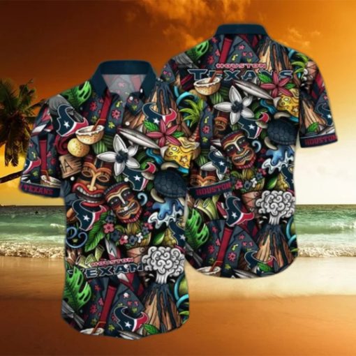 Houston Texans NFL Flower Hawaii Shirt And Tshirt For Fans