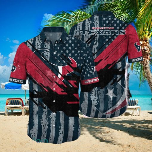 Houston Texans NFL Football Hawaiian Shirt For Best Fan Gift Team Beach Holiday