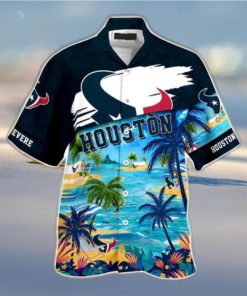 Houston Texans NFL Personalized Hawaiian Shirt Beach Shorts