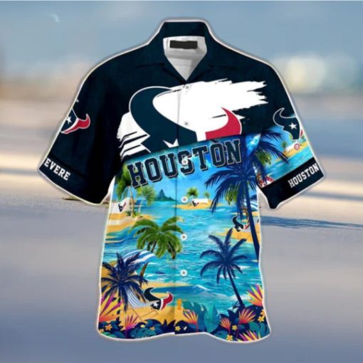 Houston Texans NFL Personalized Hawaiian Shirt Beach Shorts