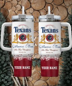 Houston Texans Personalized NFL Champions Modelo 40oz Stanley Tumbler